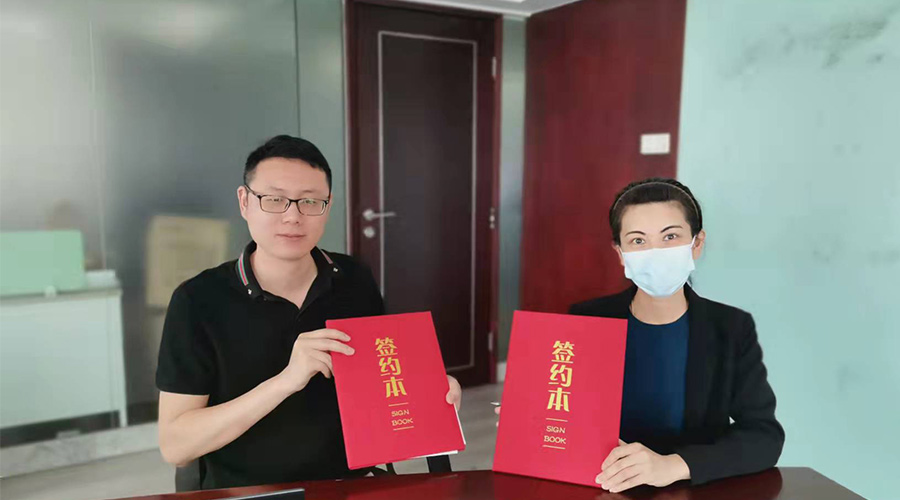 祝賀！金環(huán)電器與寧波某品牌電商客戶再次合作，簽約成功！