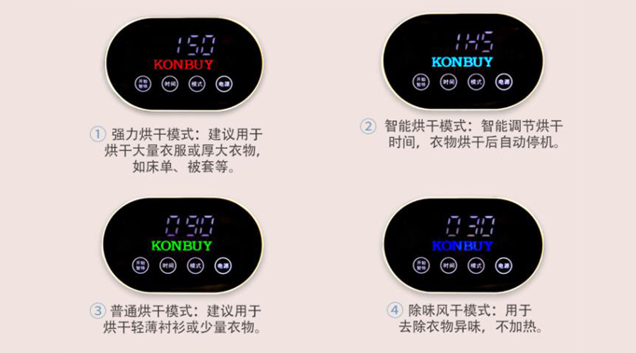謹記！衣物烘干機不同干衣模式的使用建議
